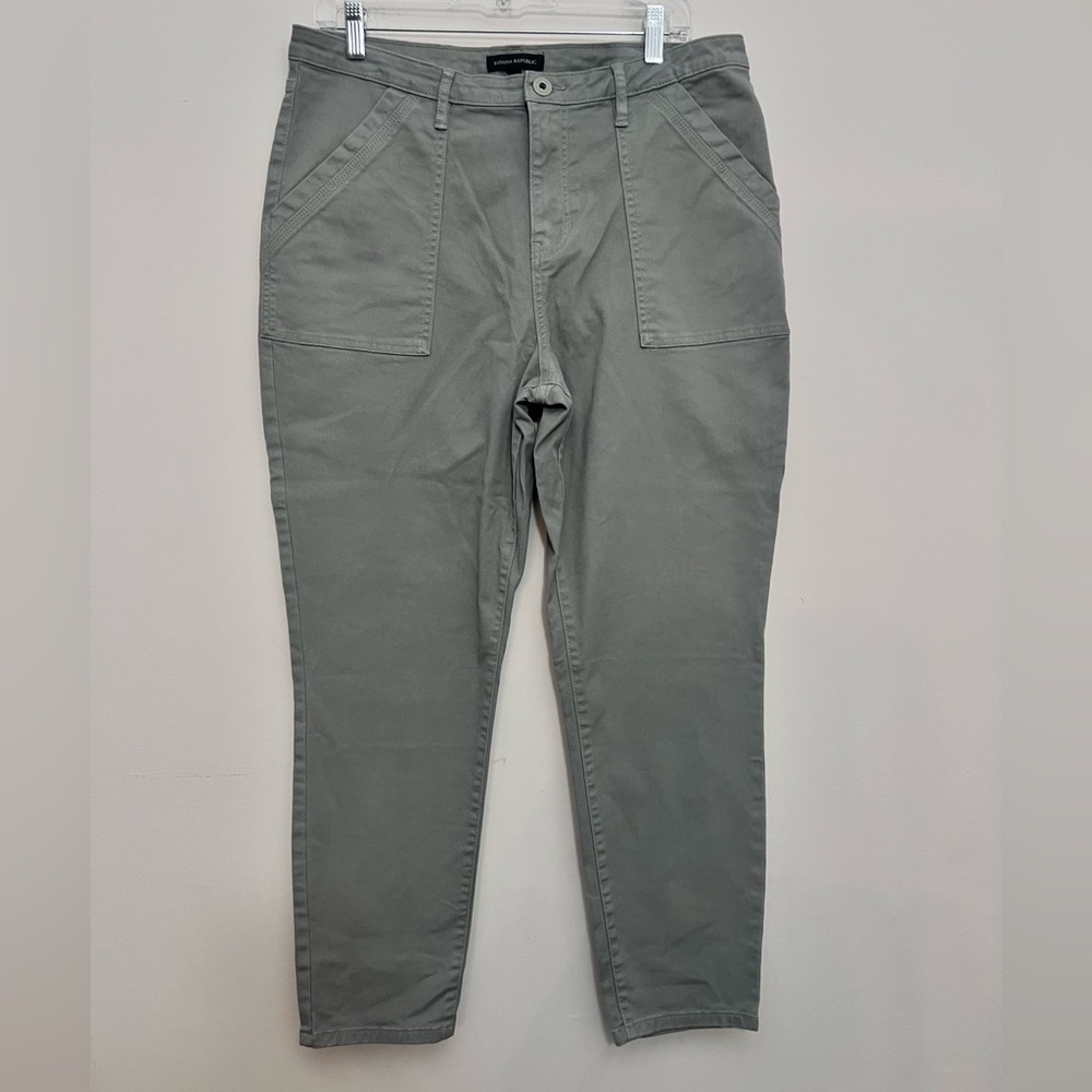 Banana Republic Gray Chino Utility Pants Size 14